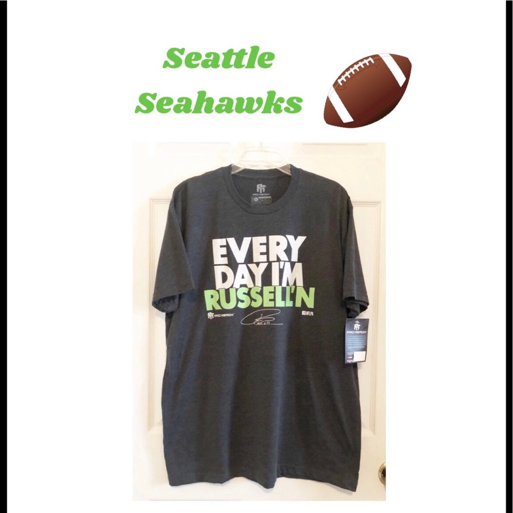 Pro Merch XL Seattle Seahawks T-shirt. 
New with tags, Grey